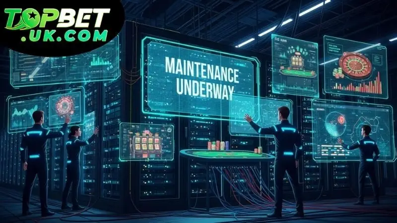 Cách theo dõi thông tin bảo trì Topbet